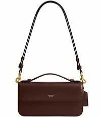 COACH Elora Leather Top Handle Shoulder Bag