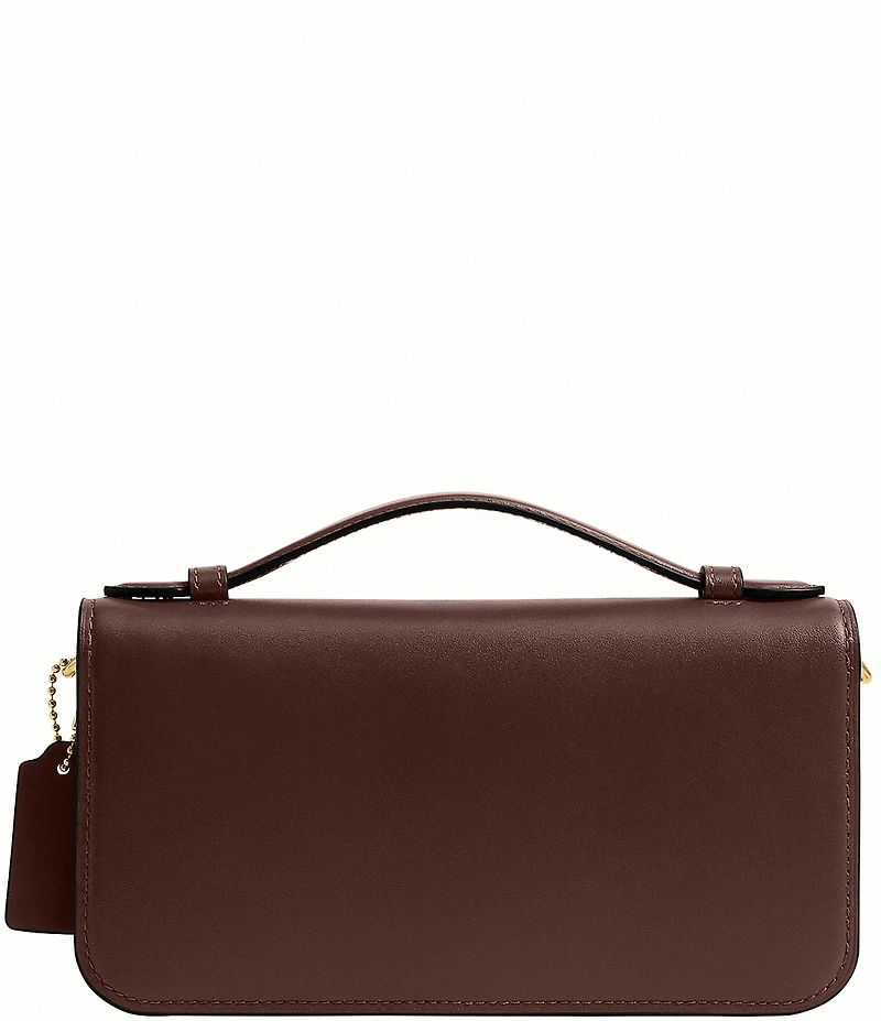 COACH Elora Leather Top Handle Shoulder Bag