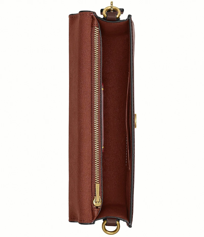 COACH Elora Leather Top Handle Shoulder Bag