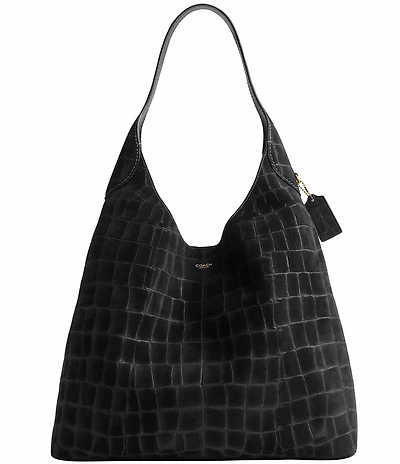 COACH Embossed Croc Brooklyn 39 Hobo Tote Bag