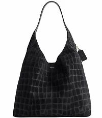 COACH Embossed Croc Brooklyn 39 Hobo Tote Bag