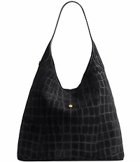 COACH Embossed Croc Brooklyn 39 Hobo Tote Bag