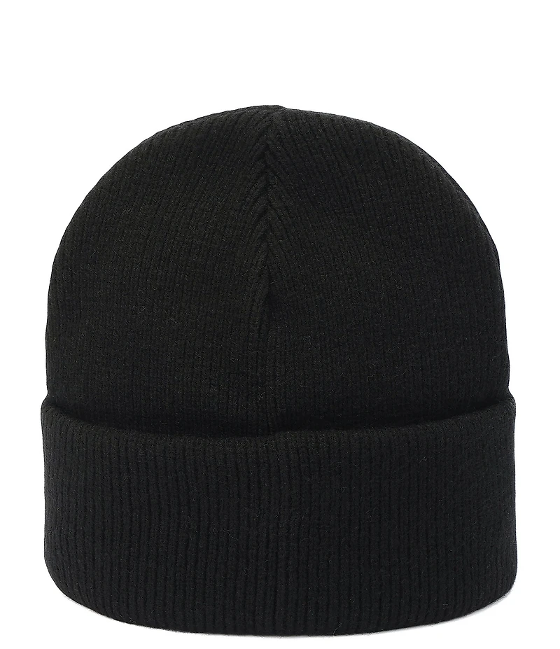 COACH C Embossed Ribbed Knit Beanie