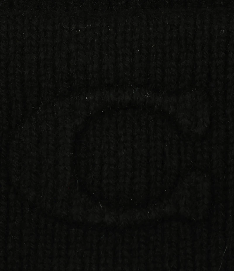 COACH C Embossed Ribbed Knit Beanie