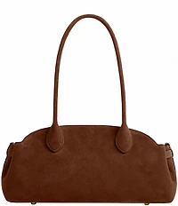 COACH Empire 34 Carryall Suede Shoulder Bag