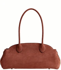 COACH Empire 34 Carryall Suede Shoulder Handle Bag