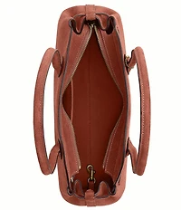 COACH Empire 34 Carryall Suede Shoulder Handle Bag