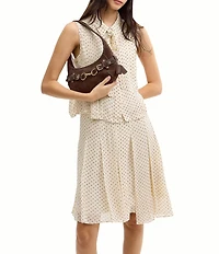 COACH Ergo Suede Belted Shoulder Bag