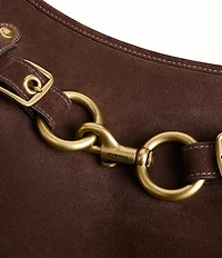 COACH Ergo Suede Belted Shoulder Bag