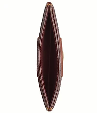 COACH Essential Card Case in Signature Canvas Wallet
