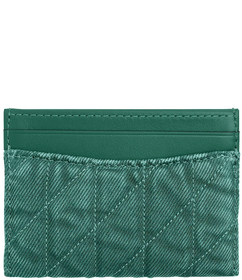 COACH Essential Denim Quilted Card Case