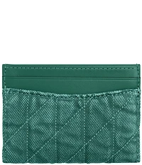 COACH Essential Denim Quilted Card Case