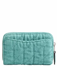 COACH Essential Denim Small Zip Around Card Case