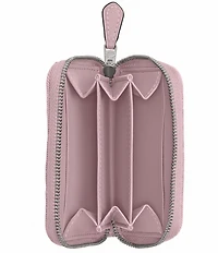 COACH Essential Denim Small Zip Around Card Case