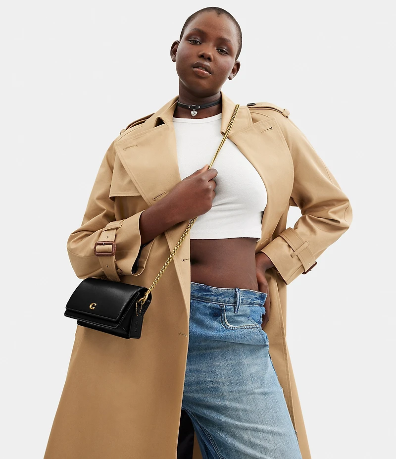 COACH Evie Long Wallet with Chain