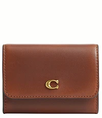 COACH Essential Loved Leather Flap Card Case
