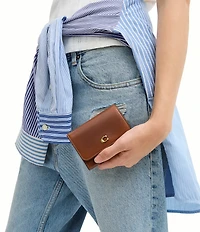 COACH Essential Loved Leather Flap Card Case