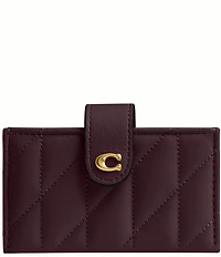 COACH Essential Multi-Card Holder With Pillow Quilting Wallet