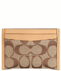 COACH Essential Signature Jacquard Card Case