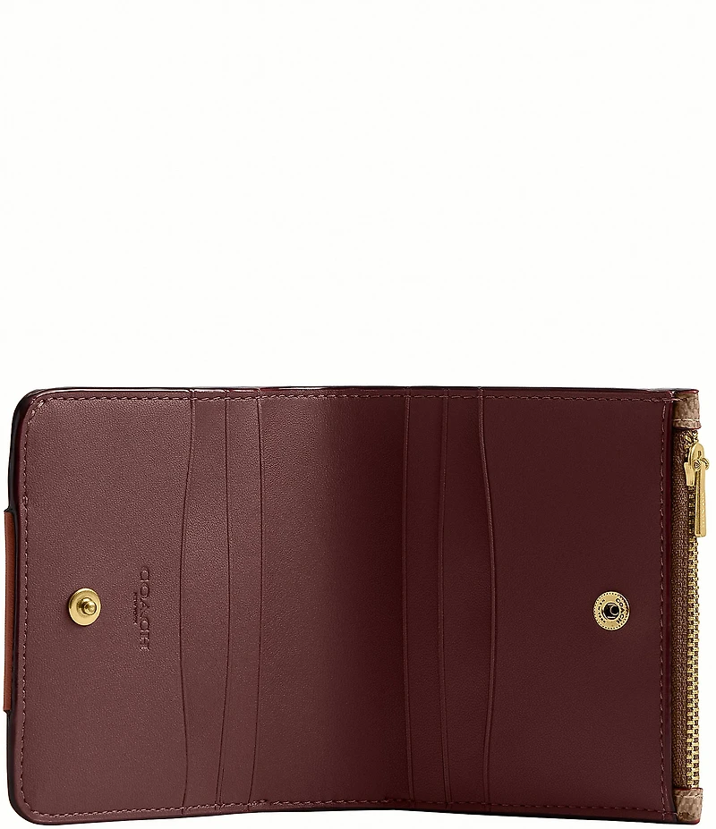COACH Essential Slim Bifold Wallet Signature Coated Canvas
