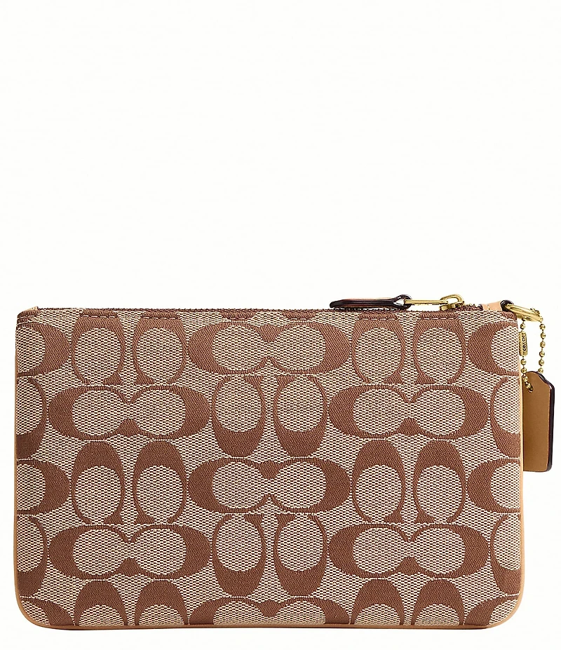 COACH Essential Small Signature Jacquard Wristlet