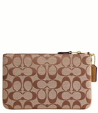 COACH Essential Small Signature Jacquard Wristlet