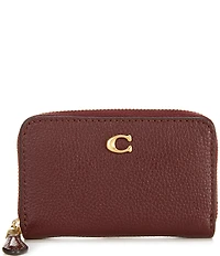 COACH Essential Small Zip Around Card Case Wallet