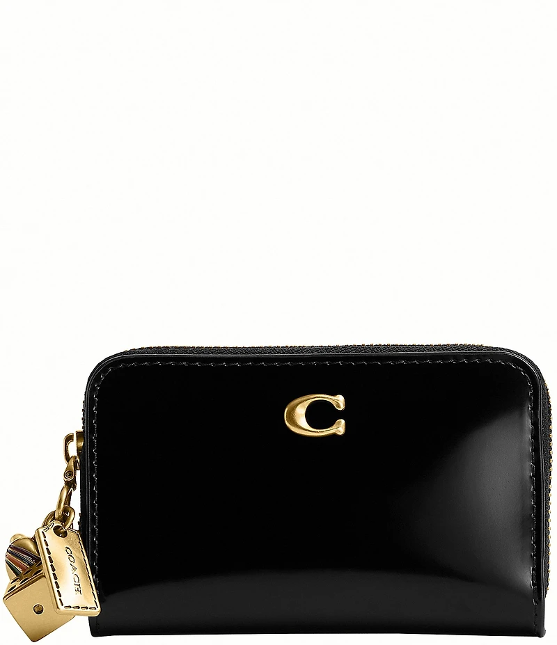 COACH Essential Small Zip Around Wallet with Charms