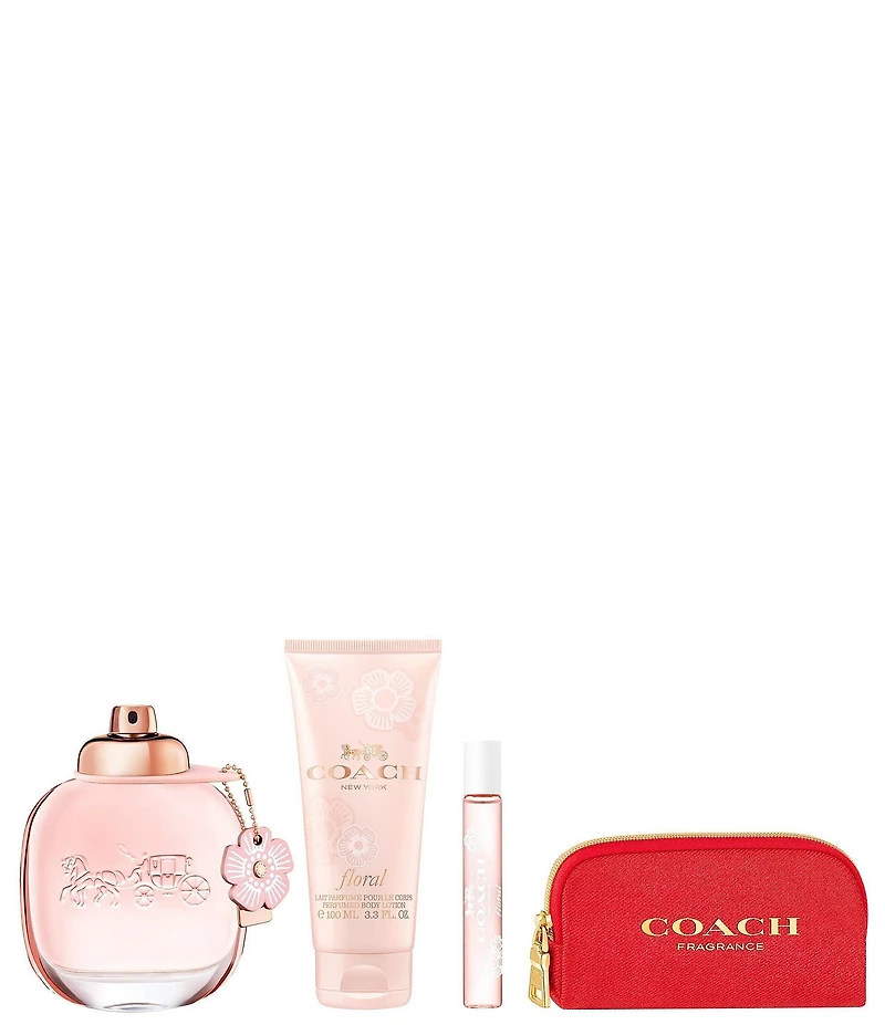 COACH Floral Eau de Parfum 4-Piece Gift Set