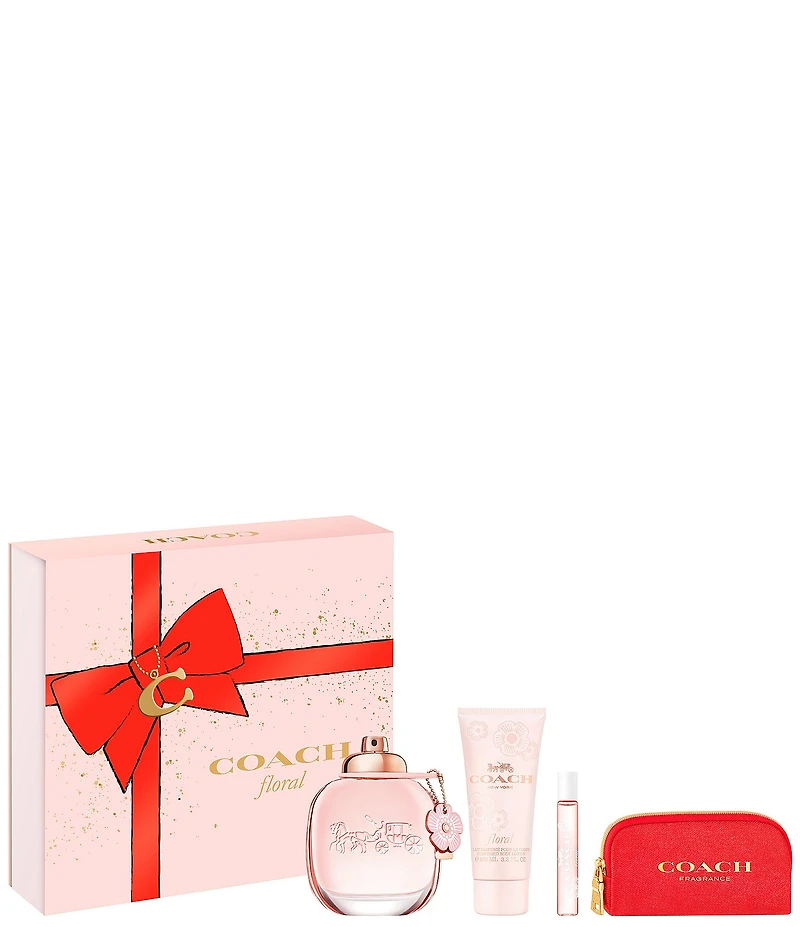 COACH Floral Eau de Parfum 4-Piece Gift Set