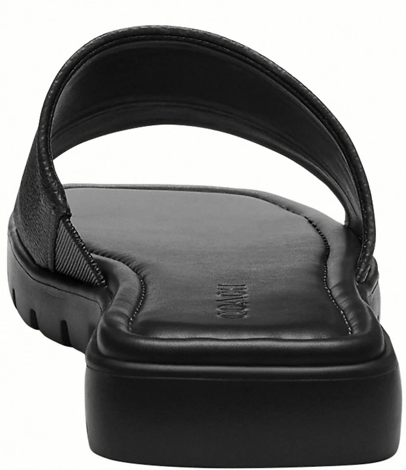 COACH Florence Signature Logo Coated Canvas Slide Sandals