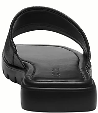 COACH Florence Signature Logo Coated Canvas Slide Sandals