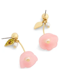 COACH Flower Drop Earrings