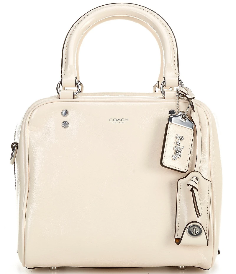 COACH Glazed Cube Rogue 20 Satchel Bag