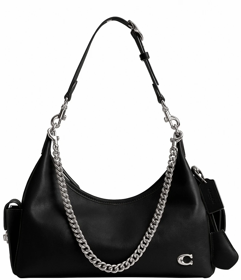 COACH Glazed Juliet 30 Pocket Chain Charm Bag