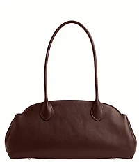 COACH Glazed Leather Empire East-West Carryall Satchel Bag 34
