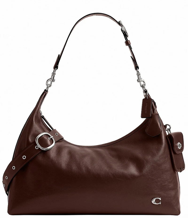COACH Pocket Juliet 43 Buckle Detail Shoulder Bag
