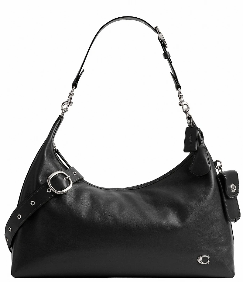 COACH Pocket Juliet 43 Buckle Detail Shoulder Bag