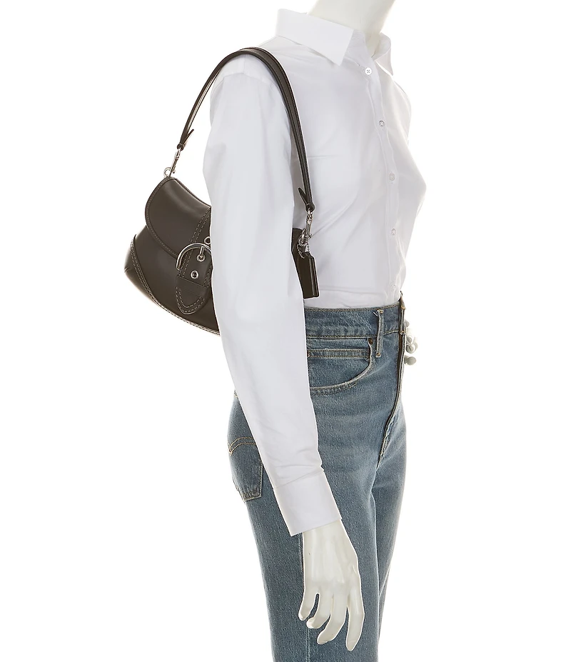 COACH Soho Glovetanned Leather Buckled Shoulder Bag