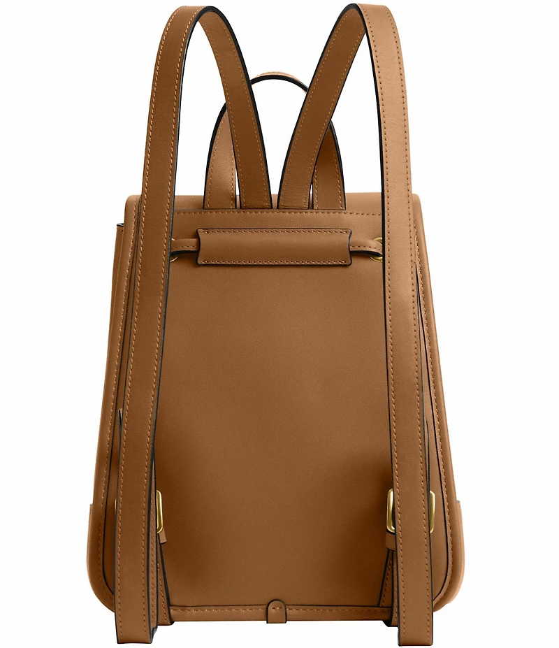 COACH Glovetanned Leather Turnlock Backpack