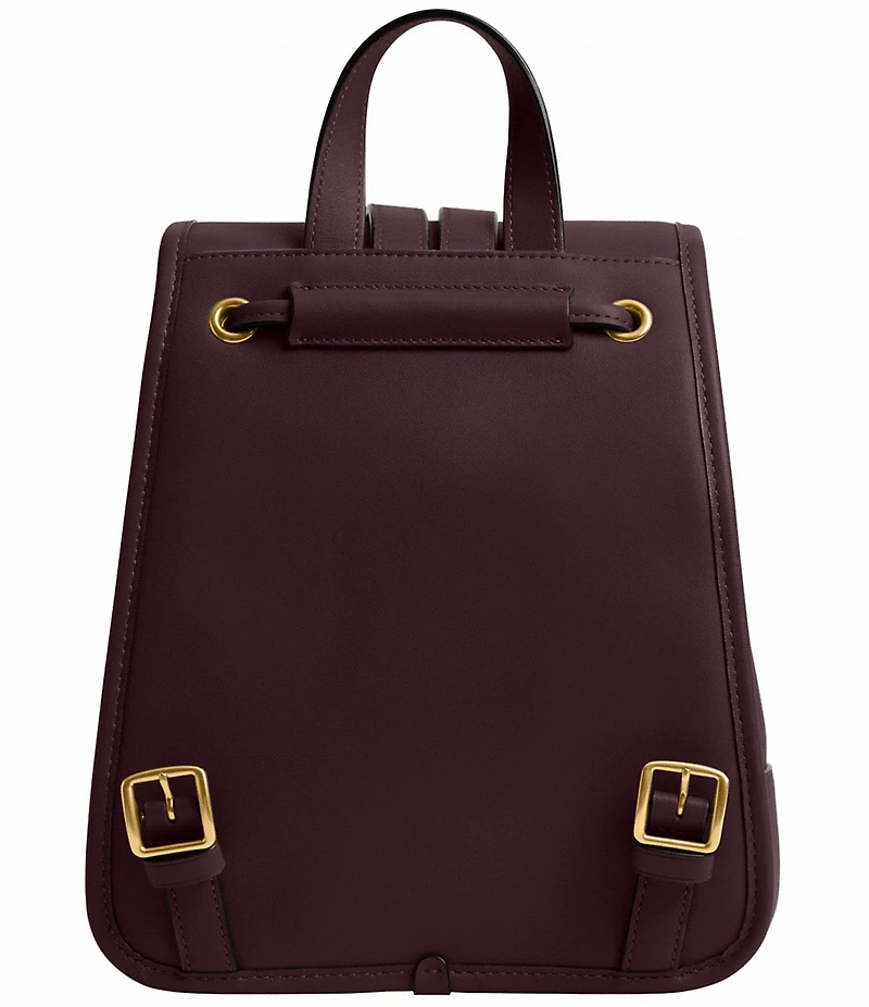 COACH Glovetanned Leather Turnlock Backpack