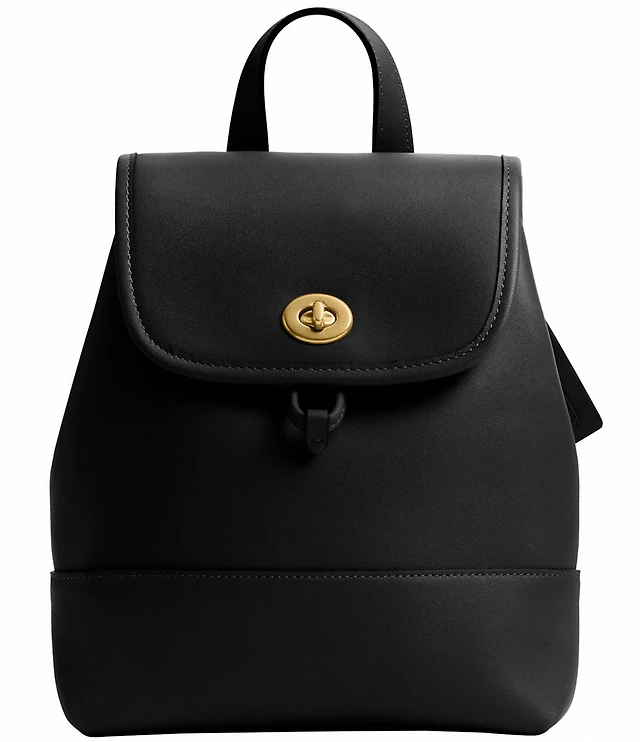 COACH Glovetanned Leather Turnlock Backpack | Liberty Center COACH Glovetanned Leather Turnlock Backpack | Liberty Center