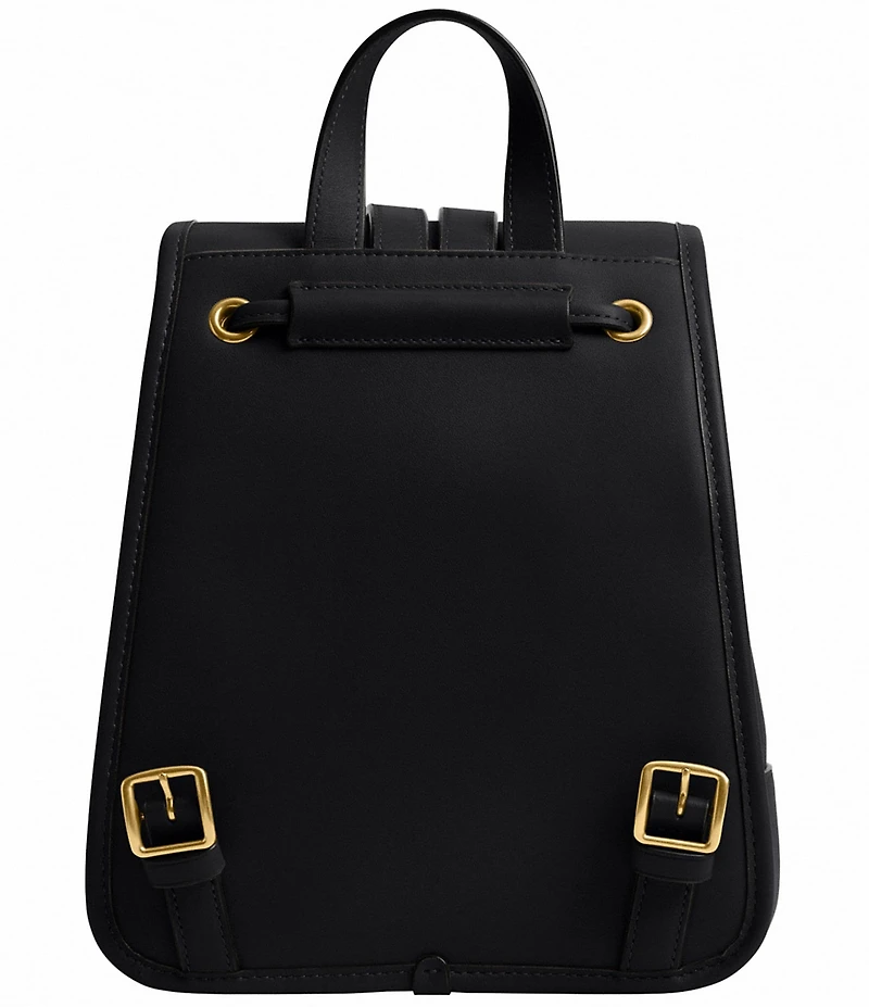 COACH Glovetanned Leather Turnlock Backpack