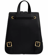COACH Glovetanned Leather Turnlock Backpack