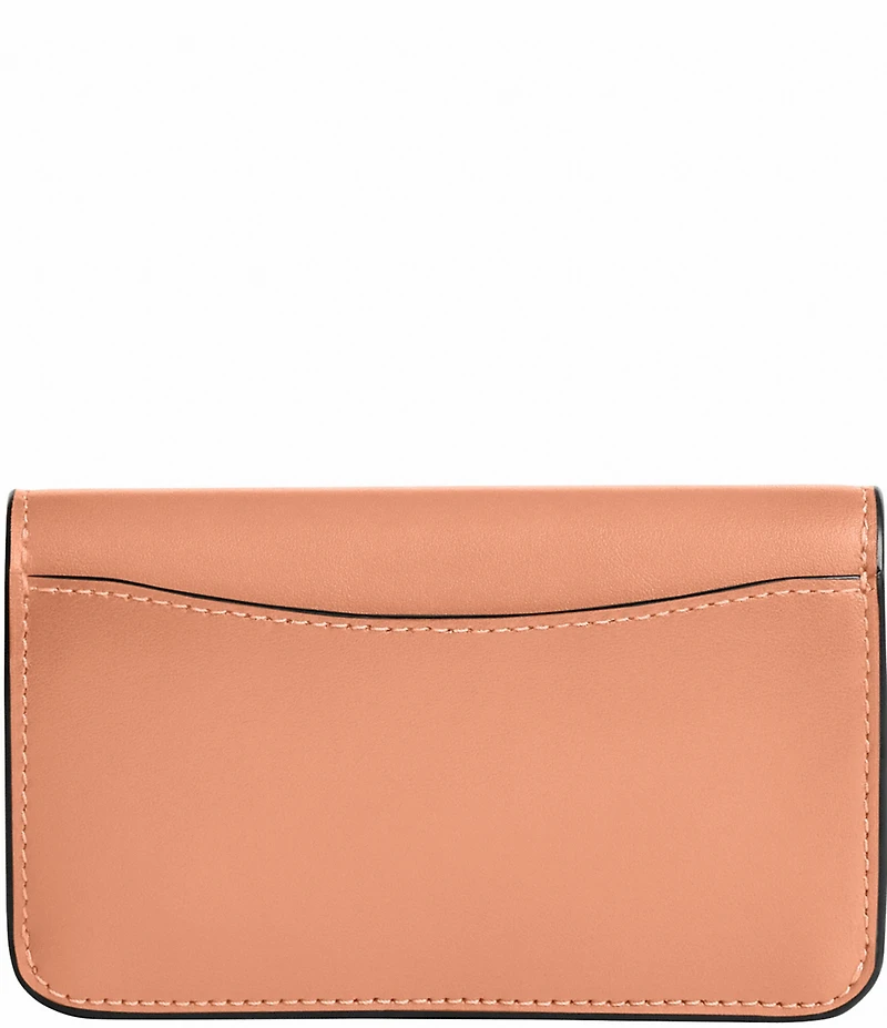 COACH Gold Hardware Essential Slim Card Case