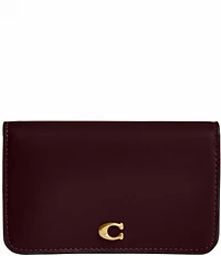 COACH Gold Hardware Essential Slim Card Case