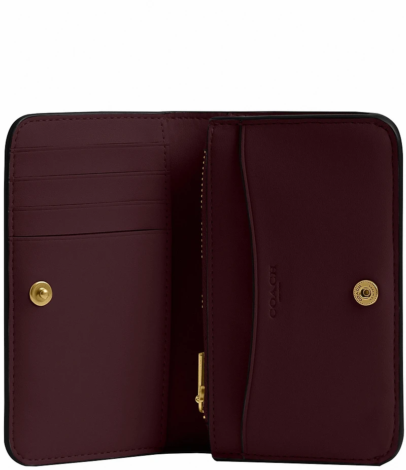 COACH Gold Hardware Essential Slim Card Case