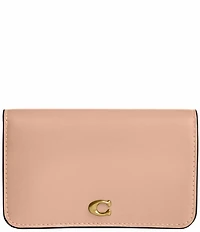 COACH Gold Hardware Essential Slim Card Case