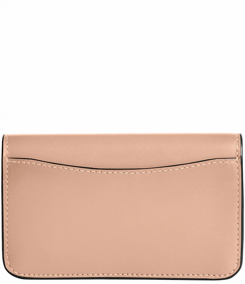 COACH Gold Hardware Essential Slim Card Case