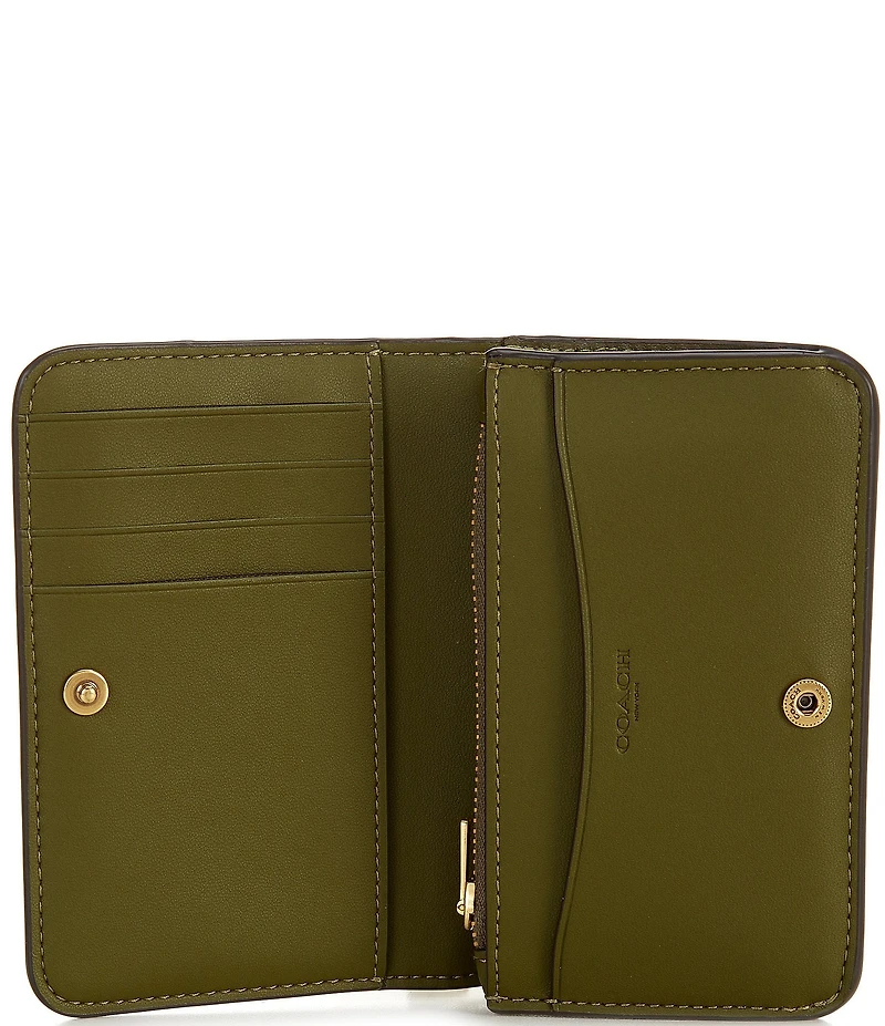 COACH Gold Hardware Essential Slim Card Case